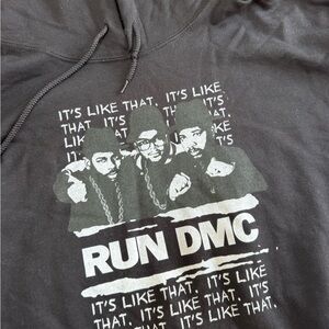 RUN DMC Official Logo Hoodie Sweatshirt